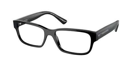 prada pr01sv 1ab1o1 eyeglass frame black|Prada PR 18ZV 1AB1O1 Eyeglasses in Black .